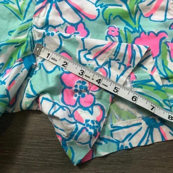 Lilly Pulitzer The Callahan Short Splish Splash Blue Size 2 - Picture 11 of 12